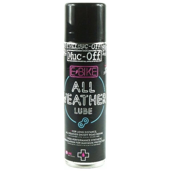 Muc-off e-bike all weather chain lube spuitbus 250 Zwart