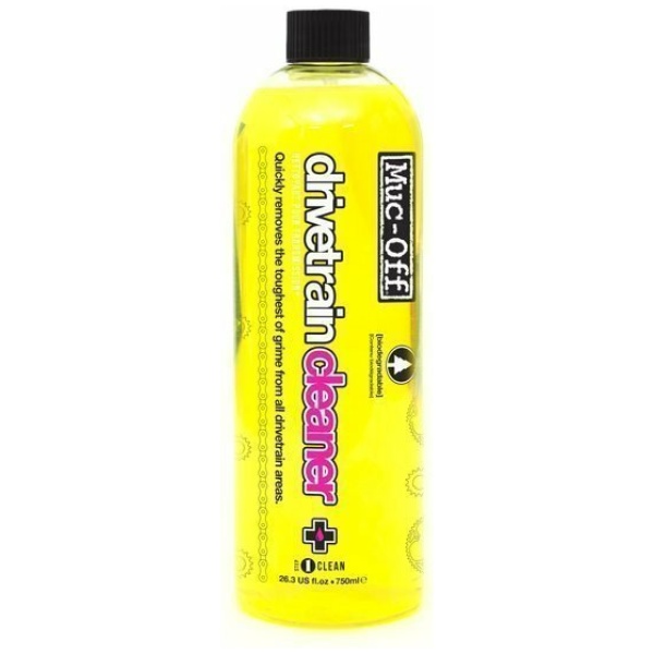 Muc-off drivetrain cleaner kettingreiniger 750ml Geel