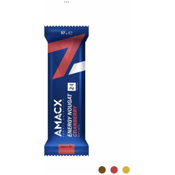 energy nougat 37gr cranberry