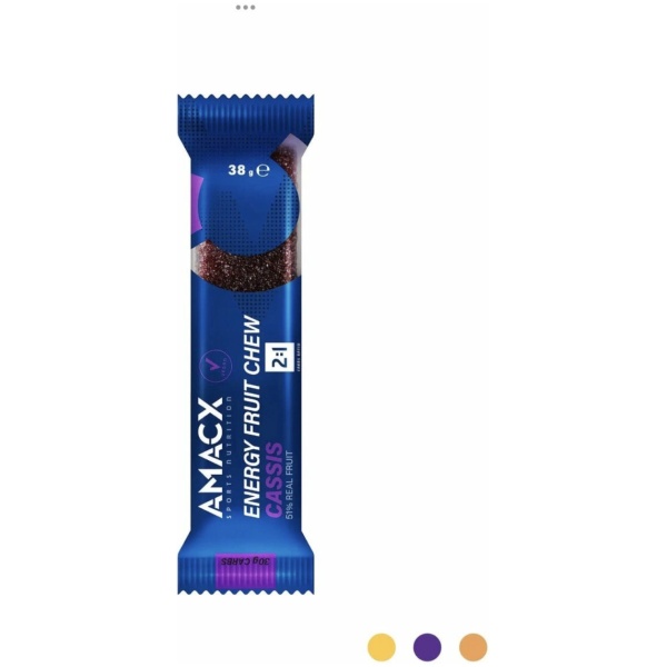 energy fruit chew 38gr cassis