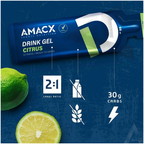 drink gel 60ml citrus - Afbeelding 2
